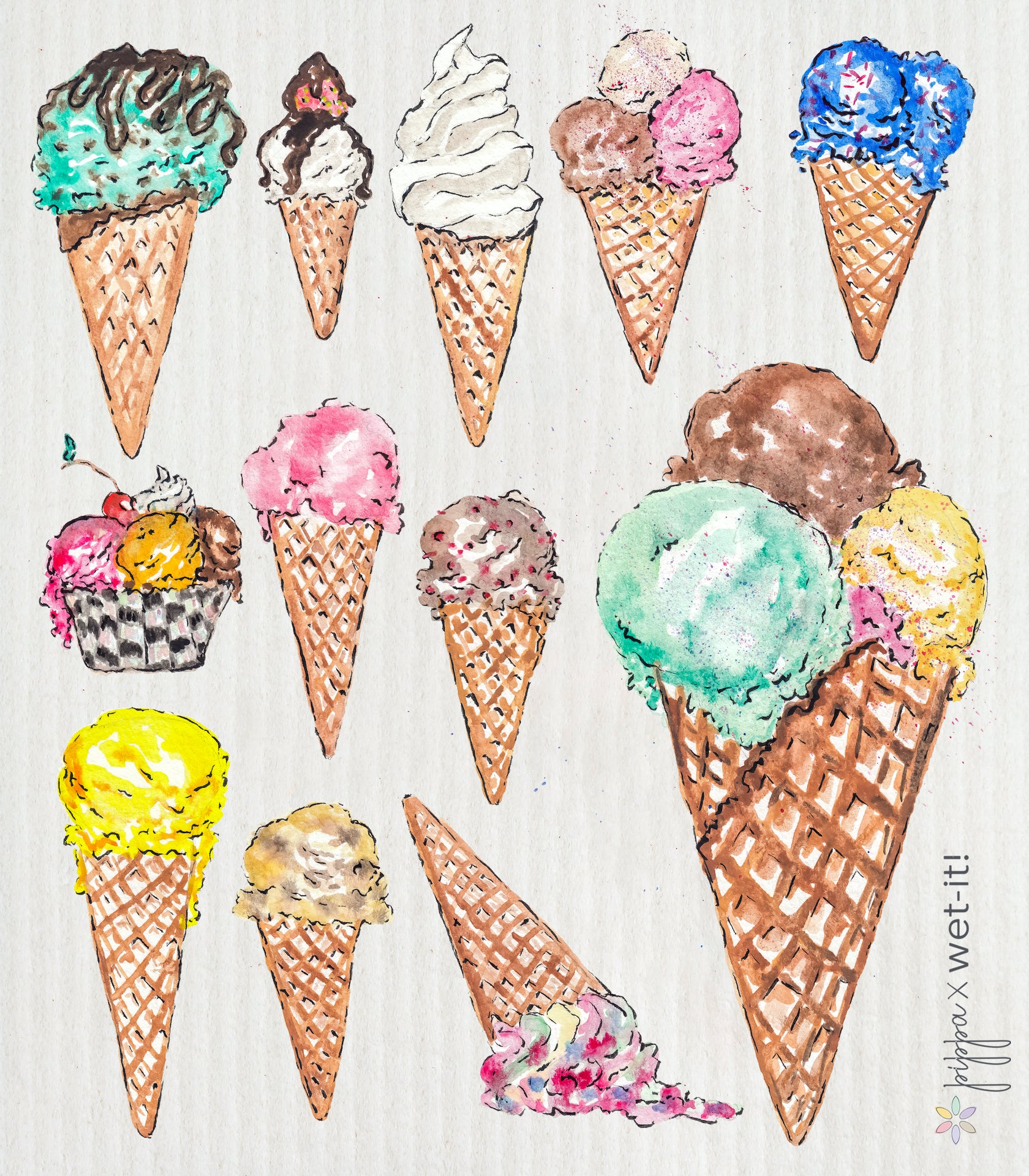 ice cream cones