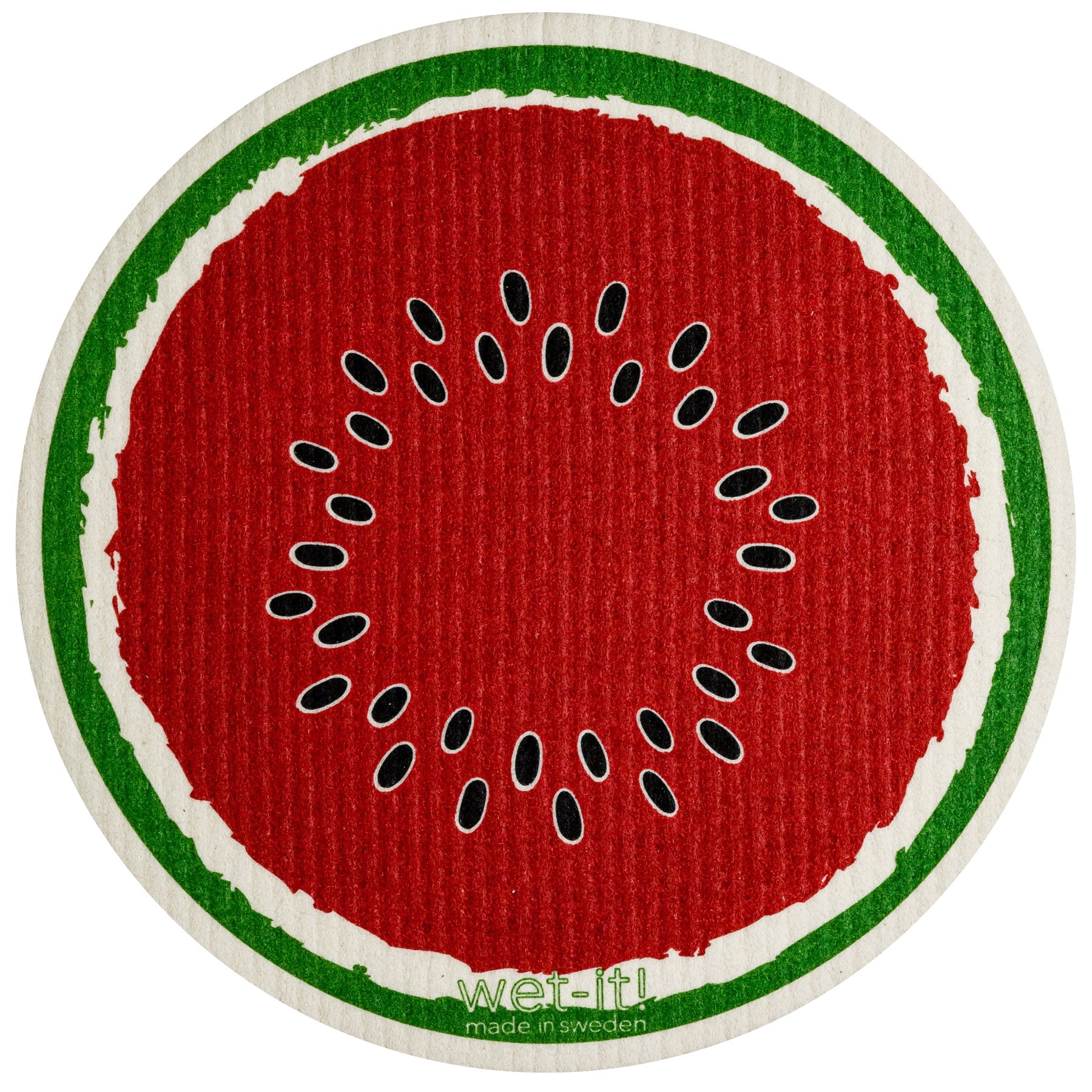 watermelon round sweidhs spong cloth