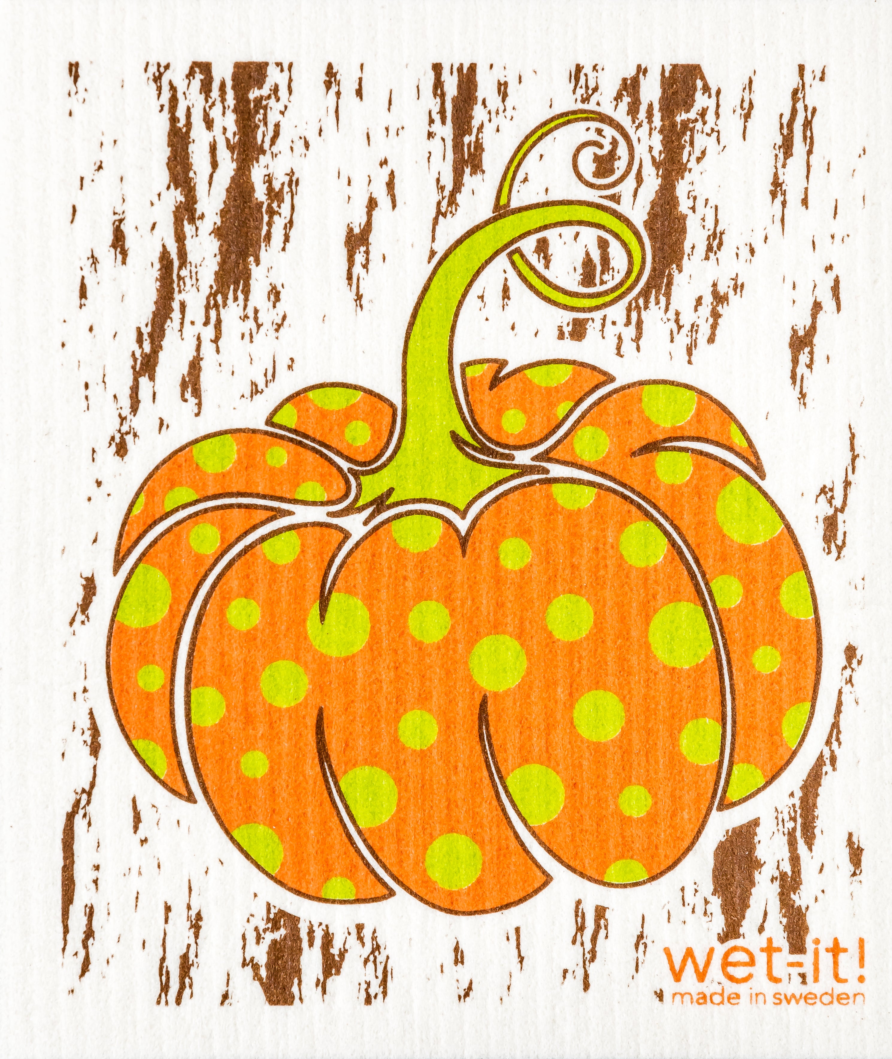 pumpkin harvest swedish sponge cloth