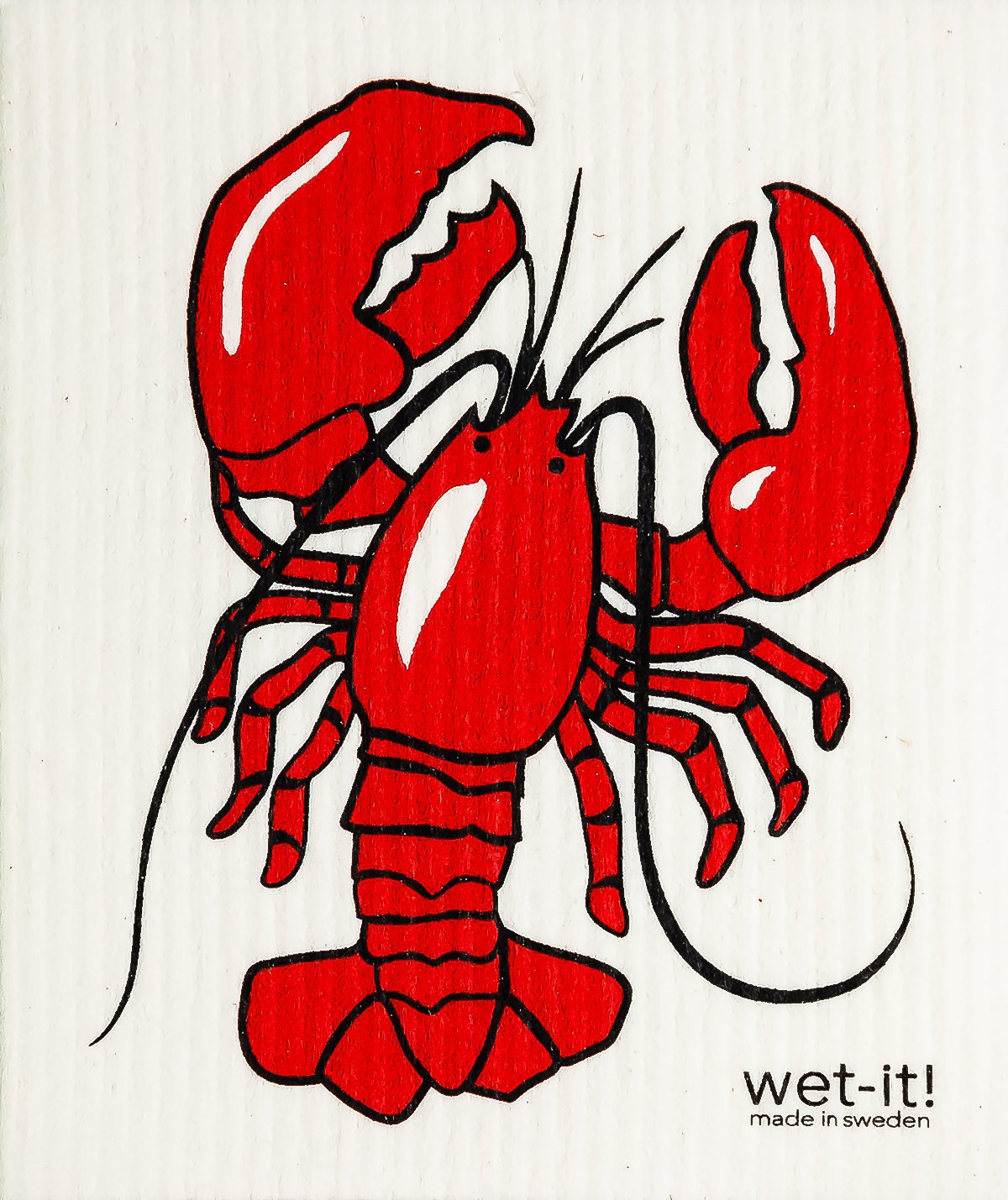 Lobster swedish sponge cloth
